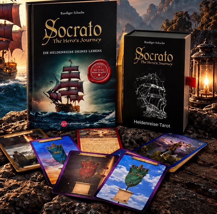 Socrato – Buch, Kartenset und Karten